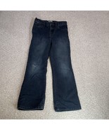 The Childrens Place Boys 10 Jeans Bootcut Distressed Blue Denim Adjustab... - £7.85 GBP
