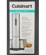 Cuisinart Electric Wine Opener Black Stainless Steel Model CWO-25 New In... - $308.73 MXN