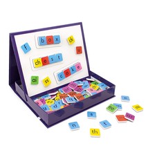 Junior Learning Rainbow Phonics Tiles with Built-in Magnetic Board Multi - £35.11 GBP