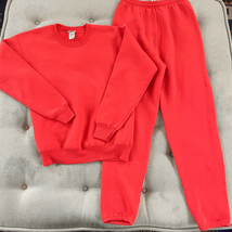 Vintage 90s 2pc Lee Sturdy Sweats Heavyweight Sweatshirt Sweatpants M - $48.60