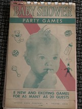 Baby Shower Party Games- Games for as many as 20 Guests - Leister Game Co. 1957 - £6.16 GBP