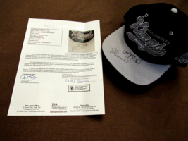 Wayne Gretzky Pat Conacher La Kings Hof Signed Auto Starter Cap Hat Jsa Letter - £316.62 GBP