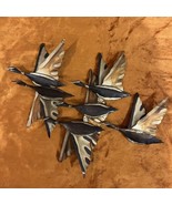 3 Vintage Brutalist Birds in Flight Wall Hangings Modern Vintage Metal F... - $68.08 CAD