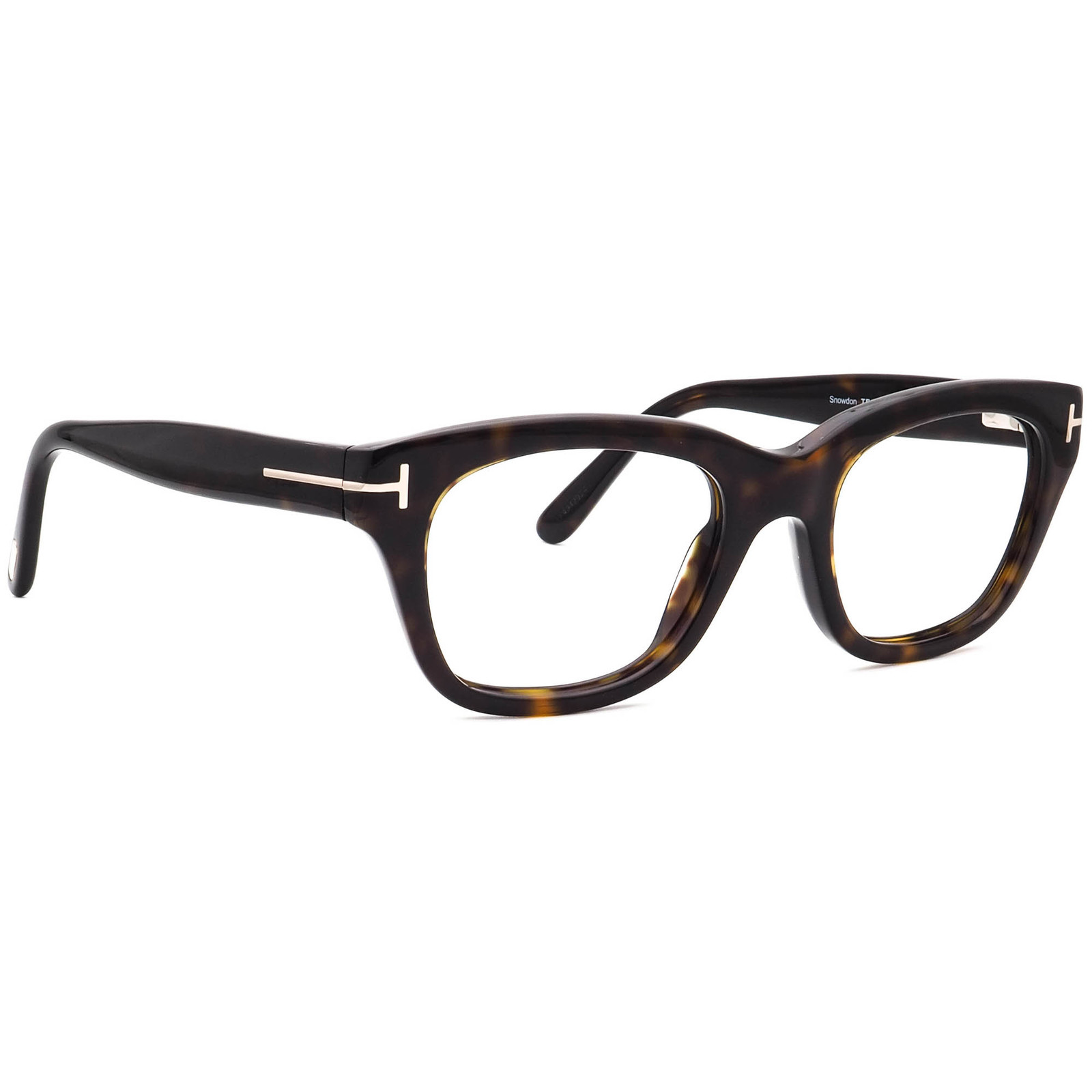 Tom Ford Sunglasses Frame Only Snowdon TF 237 52N Dark Havana Square Ita... - $159.99
