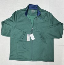 IZOD Advantage Performance Fleece Jacket Mens Large Green Full Zip Midwe... - $626.34 MXN