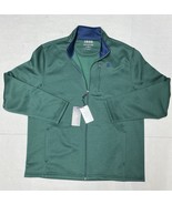 IZOD Advantage Performance Fleece Jacket Mens Large Green Full Zip Midwe... - $45.13 CAD