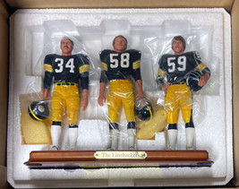 Pittsburgh Steelers The Linebackers figurine Danbury Mint COA Pristine-Lambert/H - £358.84 GBP