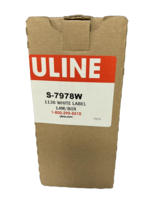 ULINE , S-7978W,  1136 White Label, 14,000 Labels per Box - $24.74