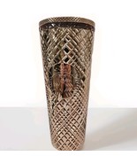 Starbucks 2021 Rose Gold Studded Mirrored Winter Holiday 24oz Venti Tumbler - $239.51 MXN