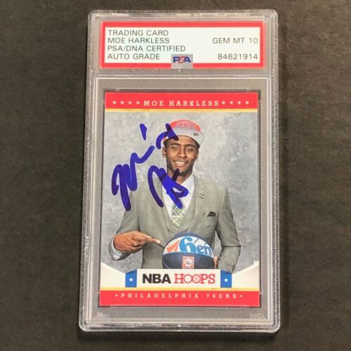 Primary image for 2012-13 NBA Hoops #288 Moe Harkless Signed Card AUTO 10 PSA Slabbed RC