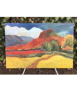 MICHAEL LYNCH Original MODERN LANDSCAPE HUGE OIL ON CANVAS IMPASTO IMPRESSIONIST - $891.00