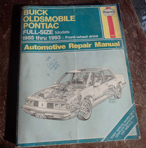 1985-1993 Olds Buick Pontiac Full Size &gt;&lt; Haynes Repair Manual - $9.43