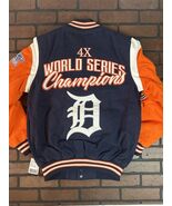 DETROIT TIGERS 4 Times World Series Varsity Jacket~Never Worn~S M L XL 2XL - $130.00
