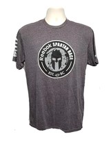 2014 Reebok Spartan Trifecta Qualifier Finisher Adult Medium Gray TShirt - $334.07 MXN