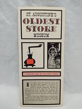 Vintage St. Augustine&#39;s Oldest Store Museum Map Location Brochure - €5,95 EUR