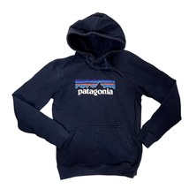 Patagonia Hoodie Mens Navy Uprisal Hoody Sweatshirt Regular Fit P-6 Logo... - $27.71