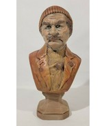 Vintage Old Swiss Man Bust Figure Sculpture - $978.88 MXN
