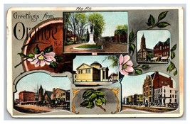 Multiview Greetings From Orange New Jersey 1912 DB Postcard W3 - £12.60 GBP