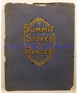 Summit Stoves &amp; Ranges Catalog Antique Cast Iron Enameled Cook Stove Hea... - $45.00