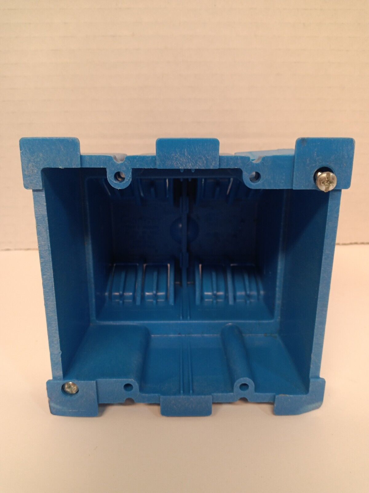 Carlon BH234R PVC 1 Gang Outlet Box, Old Work, Blue, 34.0 Cu. In. - $12.86