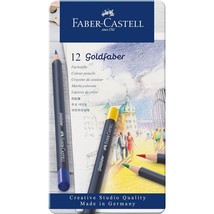 Faber-Castell Creative Studio Goldfaber Wood Cased Color Pencils - Tin o... - £18.00 GBP