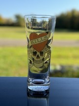 Ed Hardy Barware Drinking Beer Glass Love Kills Slowly Skull Heart Glass... - $22.75