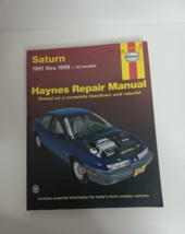 Haynes 87010 Saturn 1991-1999 All Models S-Series Auto Repair Service Manual - £10.97 GBP