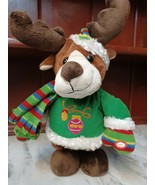 Kids Of America Dancing Singing Reindeer Christmas Decoration 12&quot; - $19.79