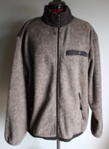 Orvis Men&#39;s Gray/Black Full Zip Fleece Jacket ~L~ - £23.90 GBP