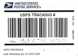 Label 888 - 100 New Tracking Labels with Barcodes &amp; Track Numbers - $20.00
