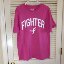 Susan G Komen T Shirt Top Large Pink White Breast Cancer Awareness Hope Fight - £6.38 GBP