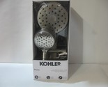 MINT Kohler Prone 3-in-1 Multifunction Shower Head w/PowerSweep BRUSHED ... - £33.39 GBP