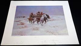 The Snow Trail by Charles M. Russell Western Print No Frame - £37.88 GBP