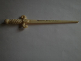 The Brigadier Hotel New Washington Sword Swizzle Stick Eppy USA Plastic Rare 7&quot; - £8.73 GBP
