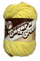Sugar &#39;n Cream Yarn Sunshine Lily 100% Cotton Skein 2.5 oz ea. 4-Ply Worsted - £3.14 GBP