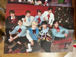STRAY KIDS Official Red Folded Poster Album &#39;CHRISTMAS EVEL&#39; Kpop Authentic - €2,58 EUR