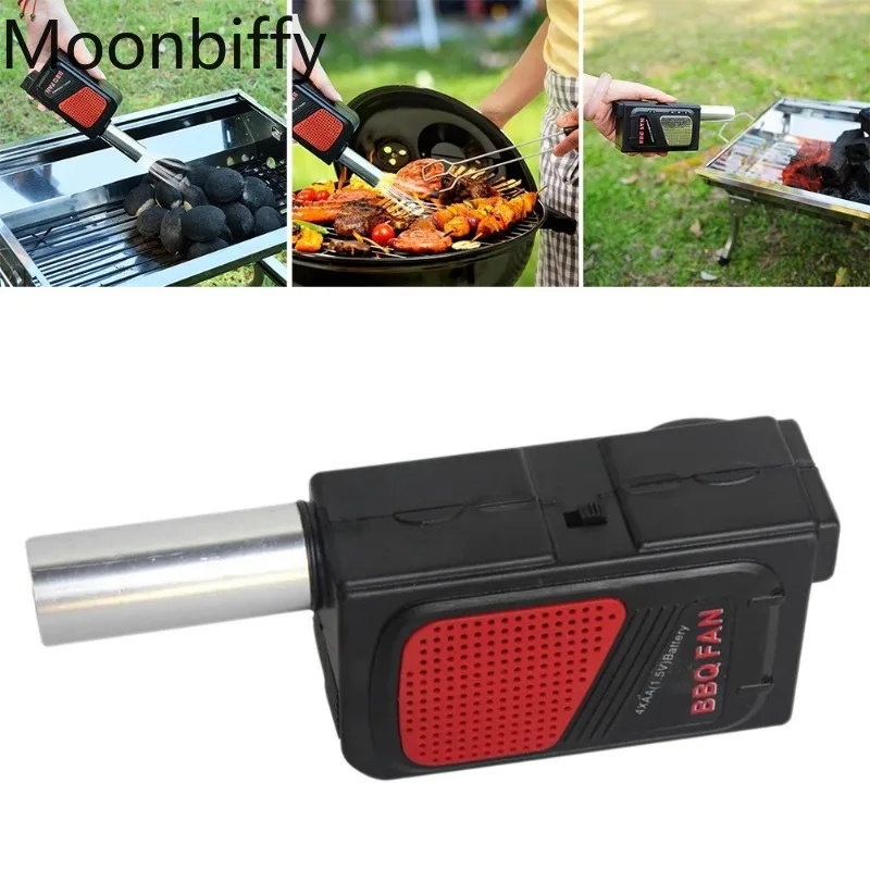 Handheld Elektriciteit Bbq Ventilator Voor Outdoor Picknick Barbecue Luchtblazer - £13.32 GBP+