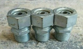 (Lot of 3) Cord Connector, Silver, .250TO.125, Steel RACO - $47.86