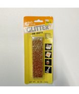 Holly Trim Craft Glitter Gold Tube in Package NOS Vintage NEW, SEALED. - $231.32 MXN