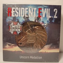 Resident Evil 2 Unicorn Medallion Replica Official Capcom Metal Collectible - £41.39 GBP
