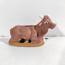 Vtg Homco Nativity Scene Cow Ceramic Figurine Nice! - £11.30 GBP