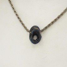 Statement Necklace Pendant Costume Jewelry Metal Knot - $14.84