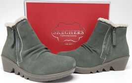 Skechers Jumper Sweet Stud Sz US 8.5 W WIDE EU 38.5 Women&#39;s Suede Bootie... - $46.85 CAD