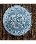 Vintage Crown And Stars Japanese Pachisolo Casino Gaming Token - $27.15 CAD