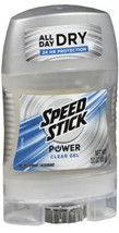 2 X Speed Stick Antiperspirant/ Deodorant Power Clear Gel 3 oz - £11.73 GBP