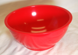 Red Mixing Bowl Hard Plastic 8-3/4" - $21.77
