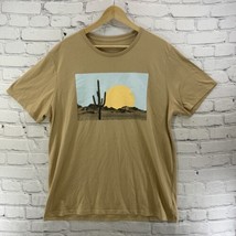 Old Navy T Shirt Mens Sz XL Desert Cactus Decal Beige  - £9.28 GBP