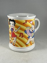 Vintage Illustrated Betty Boop with Bimbo the Dog and Porky Pig Coffee Mug - £11.18 GBP
