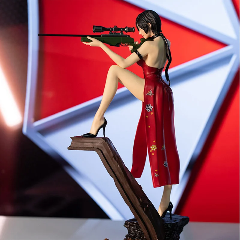 33cm Original Resident Evil 4 Ada Wang Anime Figure Figurine Statue Model - £55.74 GBP