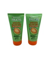2X Garnier Fructis Smooth Blow Dry Anti-Frizz Cream Hold, 5.1 fl oz ea - £47.00 GBP